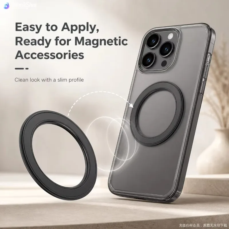 Phone Accessories Holder Car - Soporte Magnético para Teléfono con Anillo