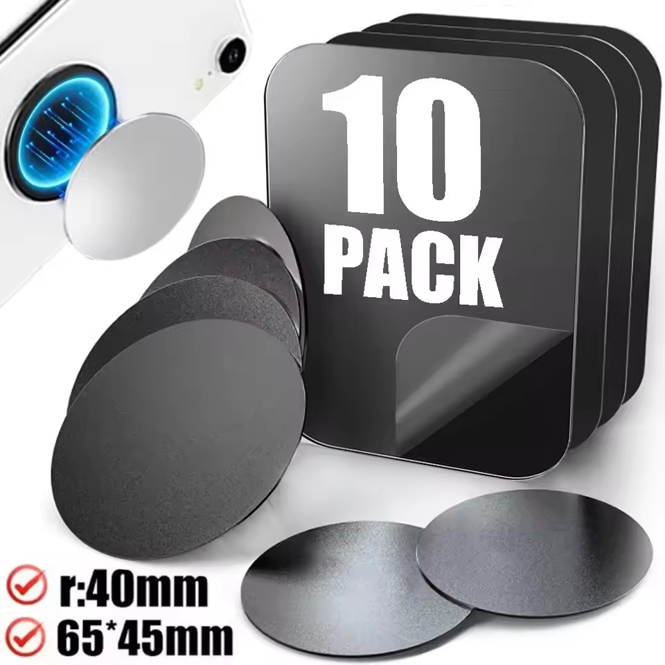Phone Accessories Holder Car - Disco de placa metálica para soporte