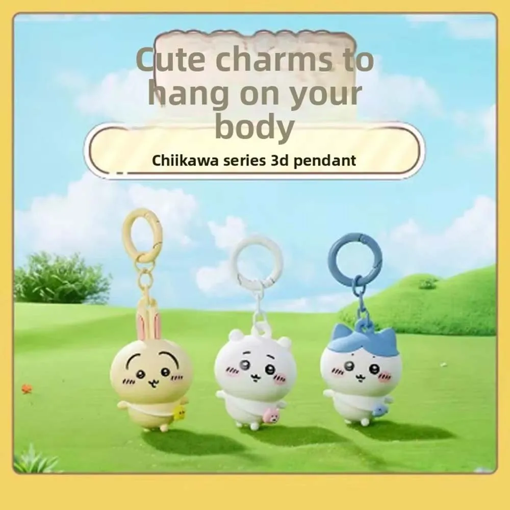 Phone Accessories Charms - Llavero de peluche 3D de Chiikawa
