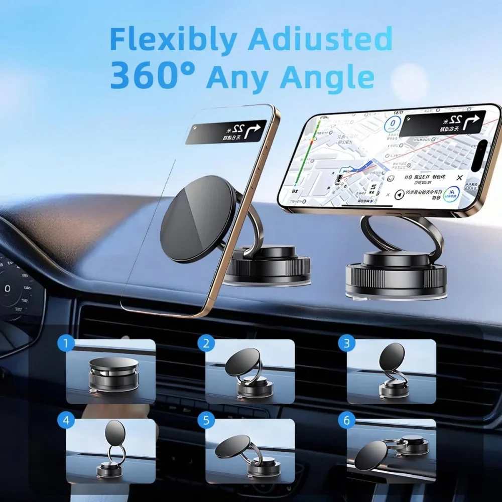 360 mejorado ° Soporte magnéti - Phone Accessories Holder Car reseña y precio