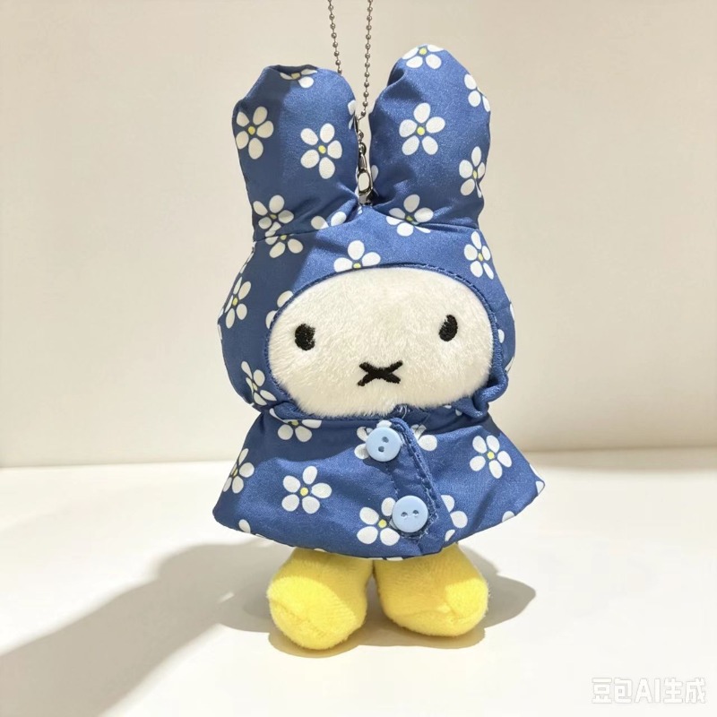 Llavero de peluche Miffy con d - Phone Accessories Charms reseña y precio